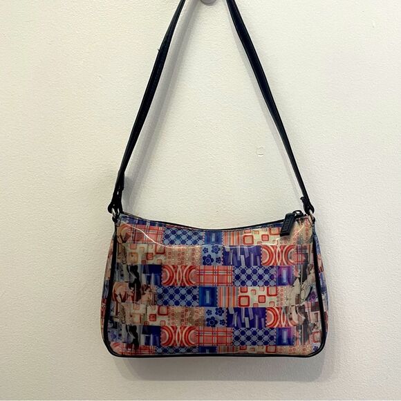 Y2K holographic mini relic shoulder bag Relic By Fossil - Picture 1 of 12